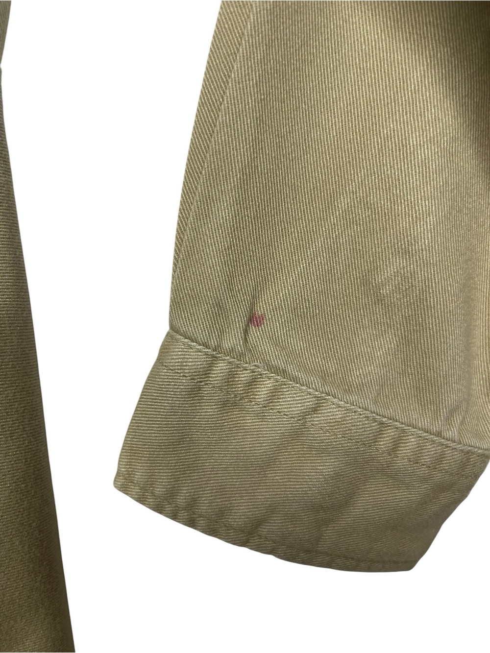 Ralph Lauren Olive-Tone Button Front Shirt Dress with Polo Patch - Picture 3 of 3